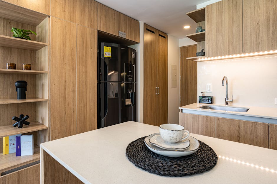 Modern kitchen retail display